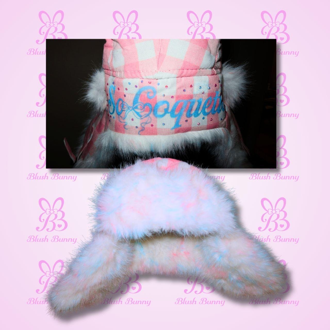 Blush Bunny x Doe Eyes – 'So Coquette' Ushanka - Image 2