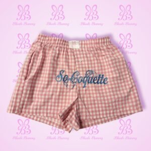 Blush Bunny x Doe Eyes -‘So Coquette’ Boxer Shorts