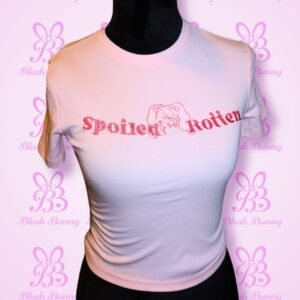 Blush Bunny x Doe Eyes -‘Spoiled Rotten’ Baby Tee