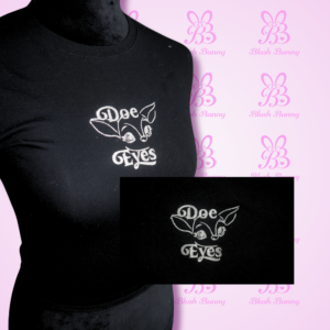 Doe Eyes’ Embroidered Baby Tee