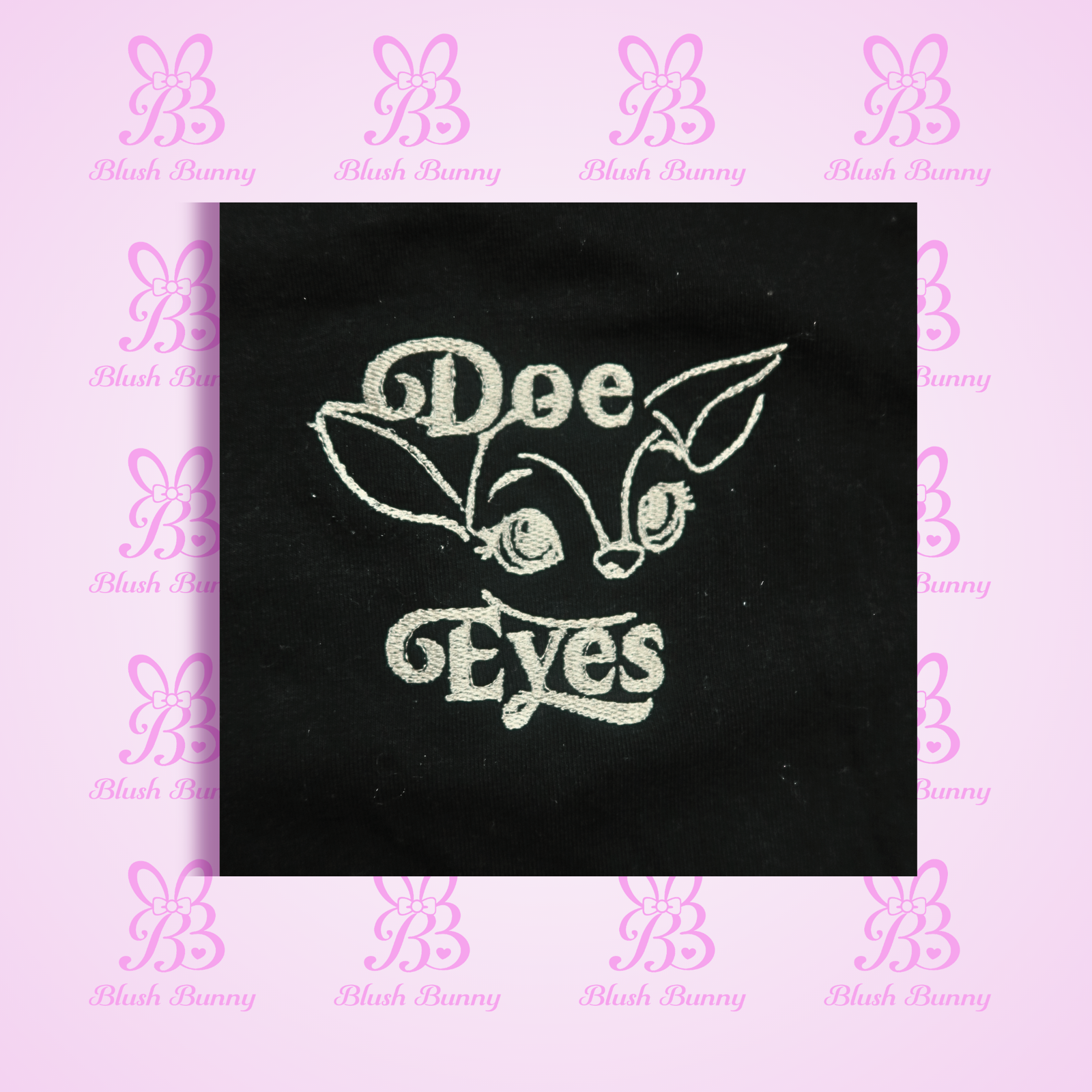 Doe Eyes’ Embroidered Baby Tee - Image 4