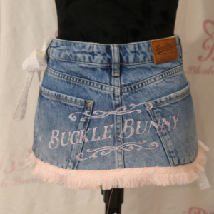 'Buckle Bunny' Mini Skirt