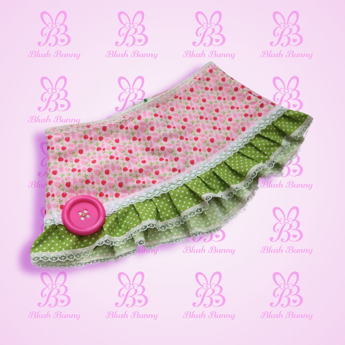 ‘Berry Sweet’ Low Rise Micro Mini Skirt ♡ - Image 2