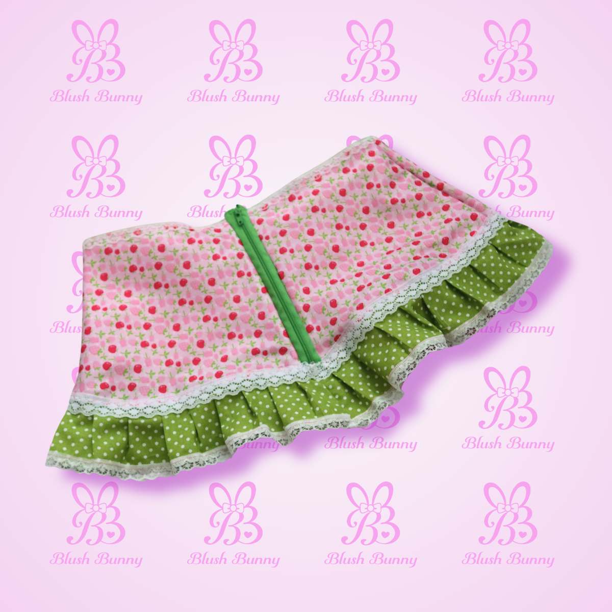‘Berry Sweet’ Low Rise Micro Mini Skirt ♡ - Image 3