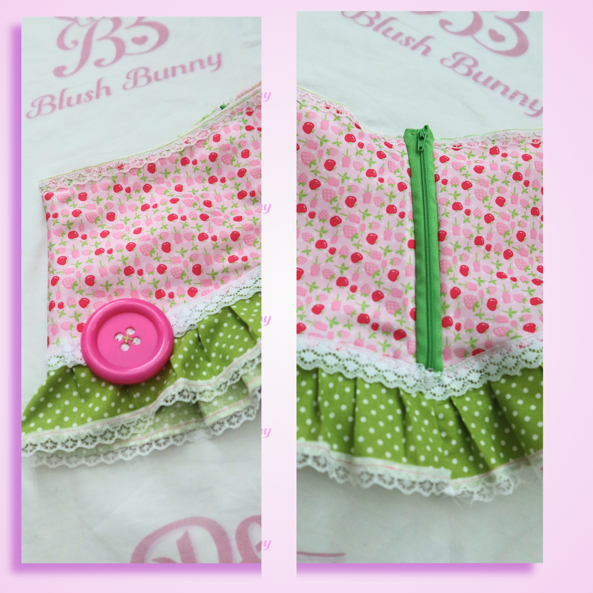 ‘Berry Sweet’ Low Rise Micro Mini Skirt ♡ - Image 5