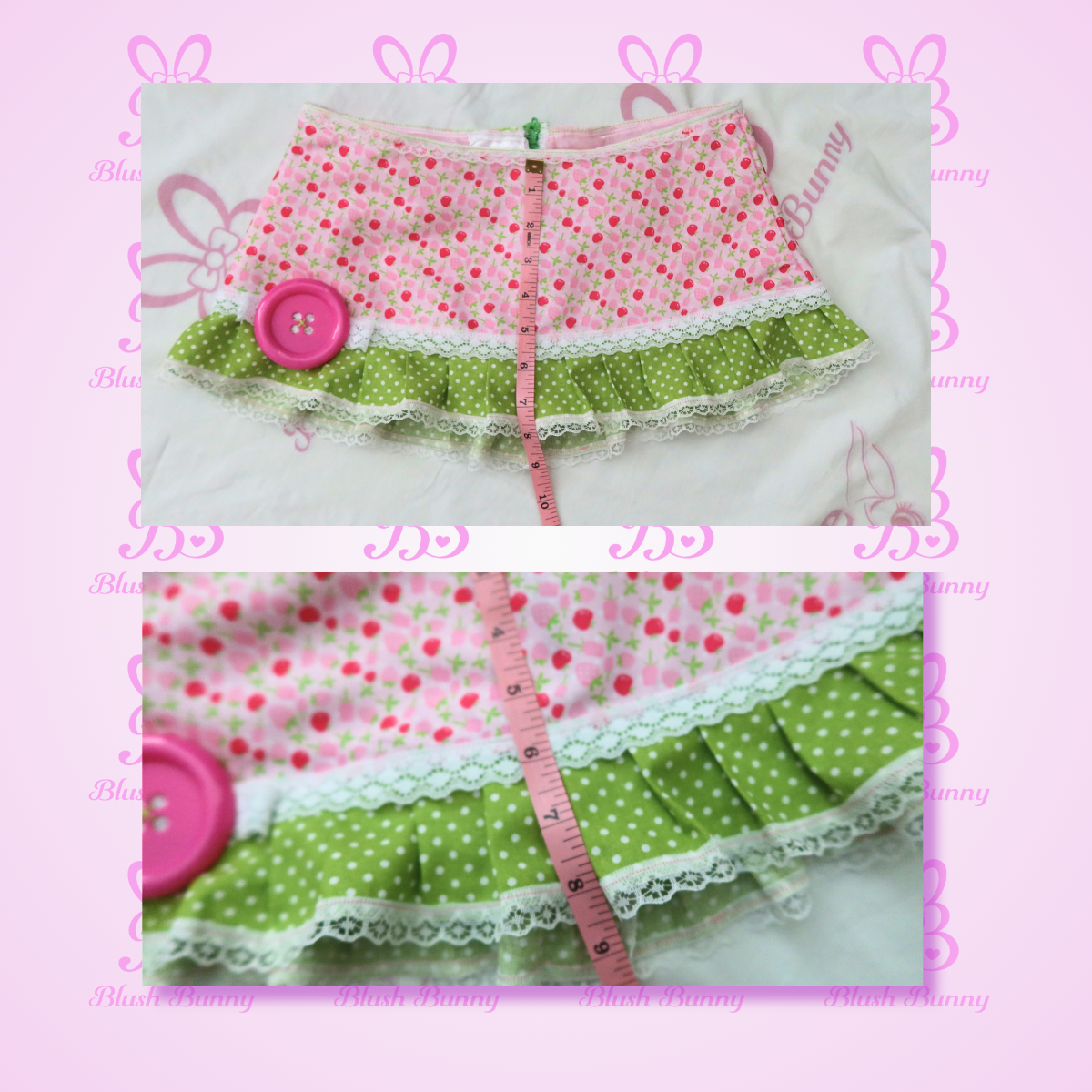 ‘Berry Sweet’ Low Rise Micro Mini Skirt ♡ - Image 8