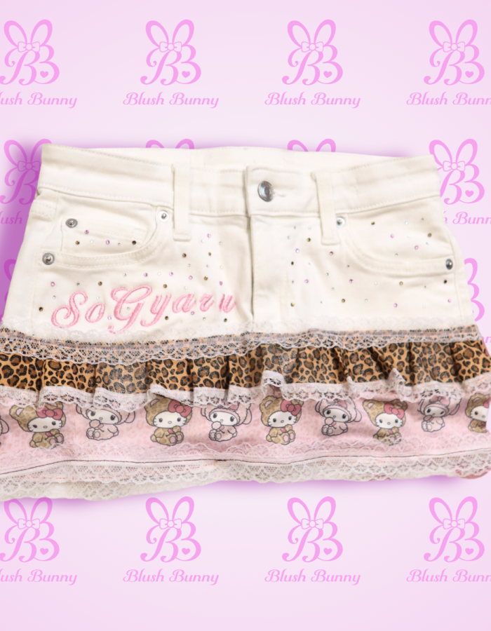 “So Gyaru” Hime Gyaru Mini Skirt 🐆💕🎀