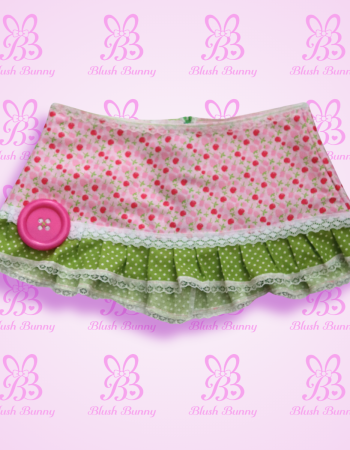 ‘Berry Sweet’ Low Rise Micro Mini Skirt ♡